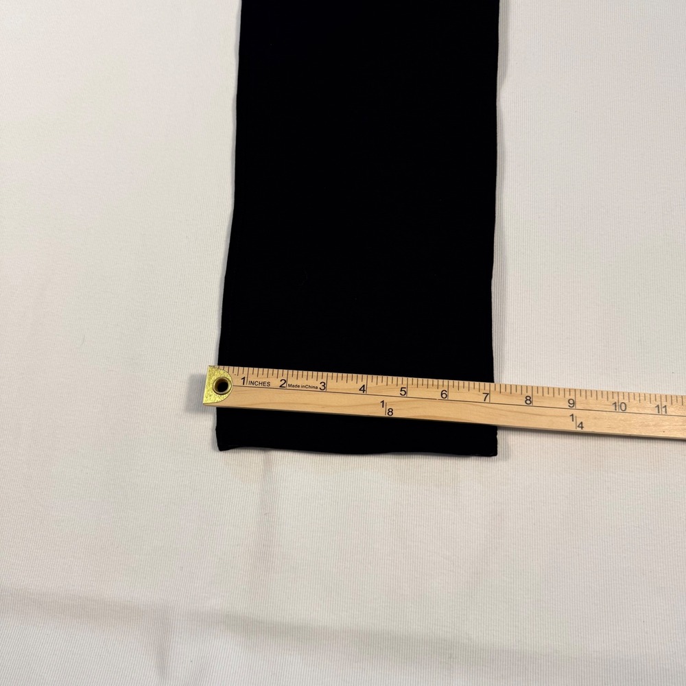 Quince‎ Womens Ultra-Stretch Ponte Straight Leg Pants Black Size L Business Work - Picture 4 of 11